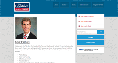 Desktop Screenshot of goodrichforcouncil.com